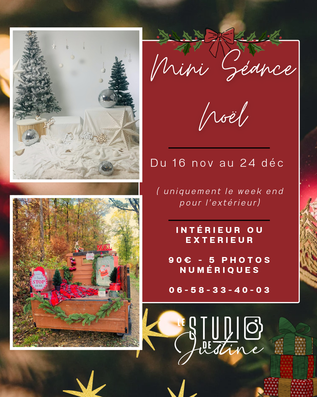 Mini séance Noël 2026